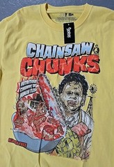 Horror Chucky Leatherface Ghostface Jigsaw Cereal Killers T-Shirt 4pc MEDIUM (Y)