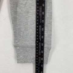 Chaps Henley Thermal Shirt Mens Large Gray Waffle Knit Casual Preppy Travel NWT