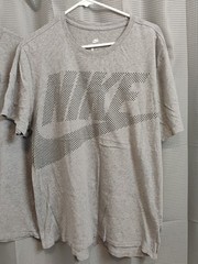 LOT OF 2 MENS THE NIKE TEE SHIRTS GRAY BOTH SIZE XL