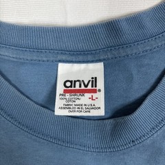 Anvil T Shirt Men’s Large Blue Vintage Red Line Santa Barbara Surf Graphics