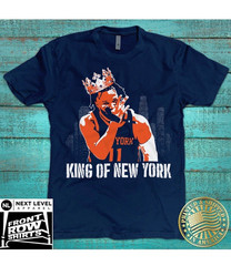 Next Level Men’s Blue Graphic Print Crew Neck Short Sleeve Knit T-Shirt L