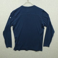 Kuhl Shirt Mens Large Blue Enticer Henley Long Sleeve UPF 50 Long Sleeve 7386