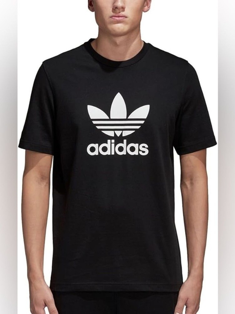 Adidas Originals Trefoil T-shirt Black White