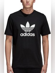 Adidas Originals Trefoil T-shirt Black White