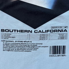 Hollister T-Shirt Adult Medium Short Sleeve Blue Cube Box