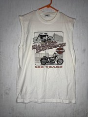 Vintage Genuine Harley Davidson Sleeveless T-Shirt’s Lot Of 6 All Size Large