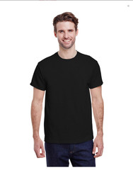 Gildan Mens G500 Premium Short Sleeve Heavy Cotton Plain Casual T-Shirt Pack 6