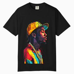 Pop Art Hip Hop Graphic T-Shirt, Comfort Colors T Shirt, Unisex Streetwear Tee