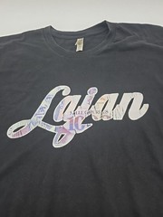 American Apparel T-Shirt Men Large Black Graphic Tee..#40225