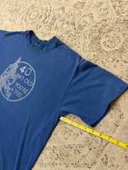 Vintage 80s Stedman 40 Isn’t Old Blue Tshirt XL Mens Single Stitch
