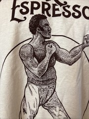 NEW Bare-Knuckle Espresso Tom Molineaux Heavyweight Boxer Shirt Size Medium