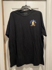 Dragon Ball Super Adult T-Shirt -Yellow Vegeta Eating Ramen Size 2XL