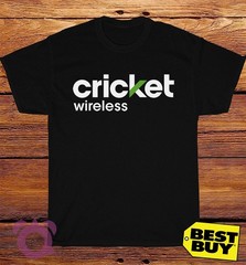 New Cricket Wireless Logo Men’s Funny T-Shirt Made In USA Size S to 5XL