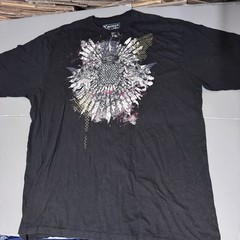 Avirex T Shirt 3XL Mens Graphic Wings Sheild Creat Crown Tee Vtg