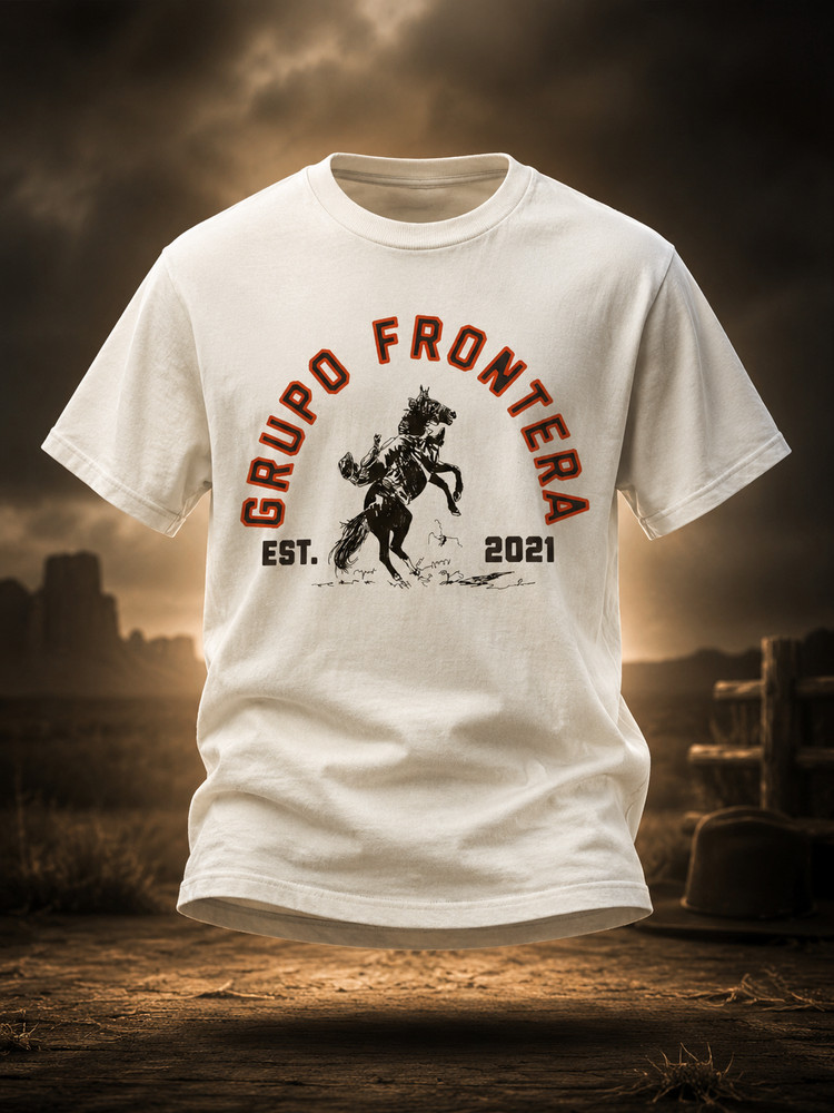 🌟 Grupo Frontera Jugando A Que No Pasa Nada Tour 2024 ORIG MERCH Tshirt S