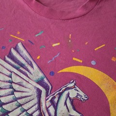 Vintage Kentucky Derby Tshirt 1992 Size XL USA Made Pegasus Pink 90s
