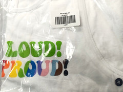 Hollister Pride Graphic T- Tank Top White X Large