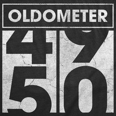 Mens Funny T Shirts Oldometer 49 to 50 Sarcastic Old Person Graphic Novelty Tee