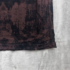 Vintage Affliction T-Shirt Mens XL Brown Felt Wings Cross Los Angeles Grunge Y2K