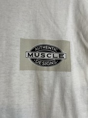 Vintage Muscle Designs Cradle To The Grave Bodybuilding Wolf Mens XL (A566)