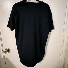 Skyland Men’s XL Black Crew Neck Short Sleeve Cotton “F-CAW-F” Rooster Tee