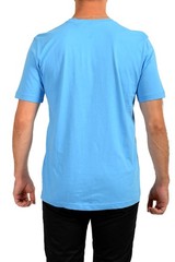 Hugo Boss Men’s “Tee 3” Blue Logo Print Short Sleeve T-Shirt US 2XL IT 56