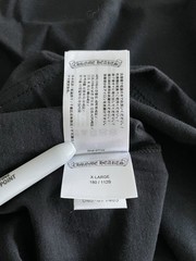Chrome Hearts Neck Logo Pocket T-Shirt Black/White XL NWT Authentic W/ Receipt