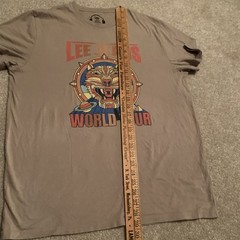 LEE JEANS WORLD TOUR Short Sleeve T-Shirt Vintage Design 100% Cotton Size L