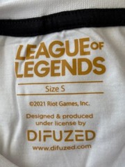 League of Legends T-Shirt White Size Small Official Riot Games x Difuzed Gaming