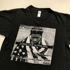A$AP ASAP Rocky 2014 Long.Live.Alpha.Phi Bears Never Worry 2 Sided Small T shirt