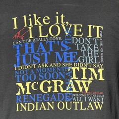 McGraw Vintage Shirt Mens L Black Tim McGraw Graphic Tee Limited Edition