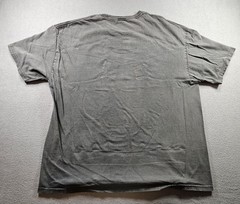 AC/DC Shirt Mens XL Charcoal Gray Winged Logo Stars Rock Band T-Shirt Tee