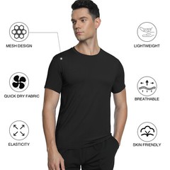 5PCS Set Men’s T-Shirt Short Sleeve Summer Casual Sport Shirt T Shirt Tops