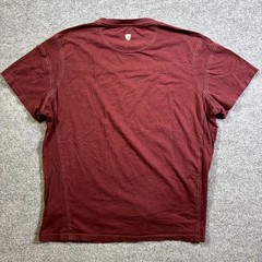 Kuhl T-Shirt Men’s L Red Cotton Stitching Casual Crew Neck Streetwear Summer Tee