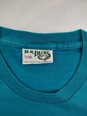 90’s Vintage Shirt M.R. Ducks OCMD ’95 Teal Graphic Chest Pocket Duck Tee Sz XL