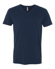 Next Level Apparel Mens Cotton/Poly Sueded V-Neck Short Sleeve T-Shirt – 6440