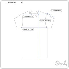 Calvin Klein Synthetic Splash T Shirt Mens Size XL Black Made In Peru
