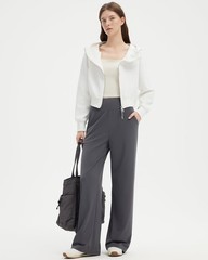 Women Casual Wide Leg Pants 2025 High Waisted Lounge Work Pant with Pockets (…