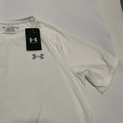 NWT Under Armour The Tech Tee Short Sleeve Shirt Men’s Size Small White Top