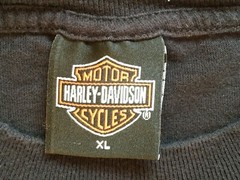 VTG Pacific Harley Davidson T Shirt Honolulu Fire Eagle 1996 & 03 Men’s XL Black