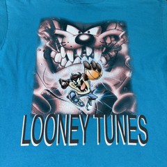 Vintage 1998 Taz T-Shirt Mens XXL Looney Tunes Basketball Streetwear USA Made