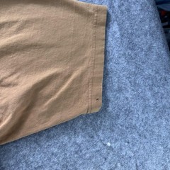 Carhartt Shirt Mens LT Brown Tall Pocket Workwear Short Sleeve Crewneck Tee