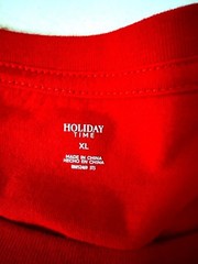 Team Naughty Red Holiday Graphic T-Shirt XL Christmas Humor Tee