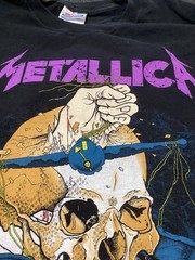 Metallica Damaged Justices T Shirt Men’s 2 Xl hammer Of justice Skull Harvest