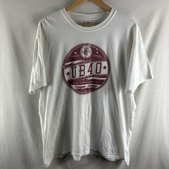 UB40 Live And Direct T Shirt XL Size Extra Large White Red Band Tee Logo