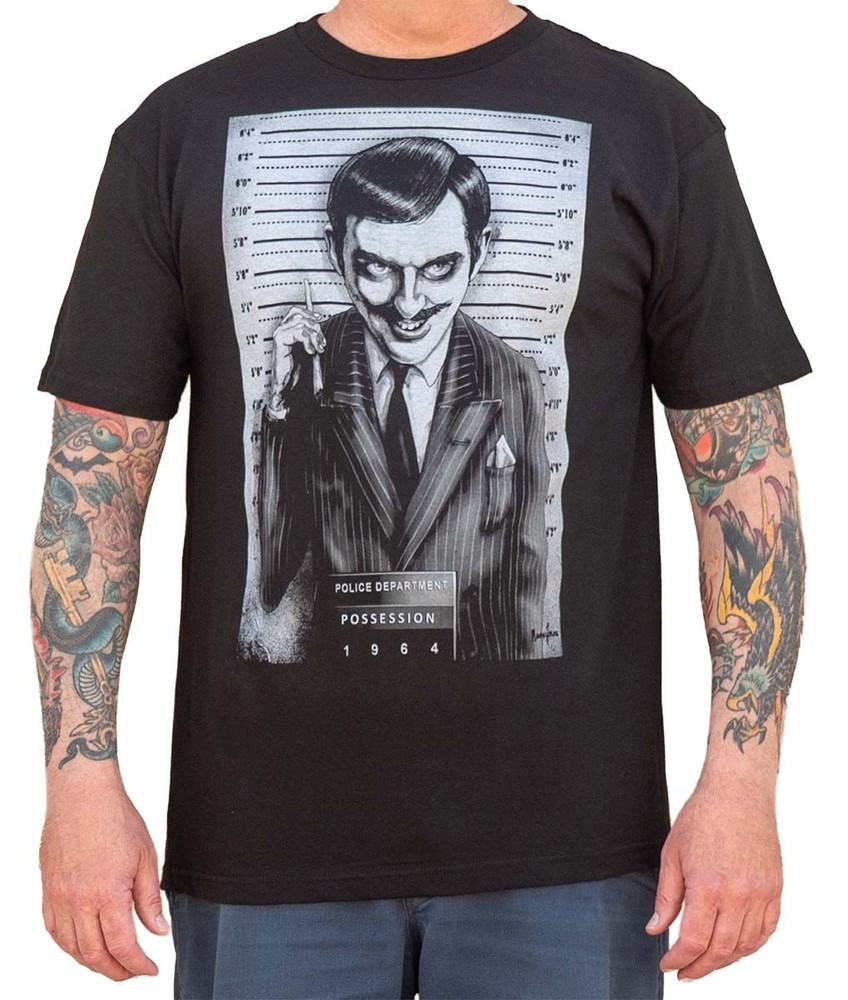 BRAND NEW MENS Lowbrow Art Company GOMEZ Tee Shirt BLACK SMALL-2XLARGE LIMITED