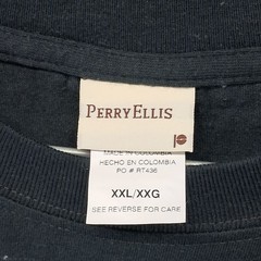 Perry Ellis Men’s T-Shirt Black 2X-Large