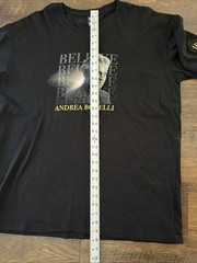 Andrea Bocelli Believe Tour 2021 TShirt Mens 2XL Official Merchandise NEW A3