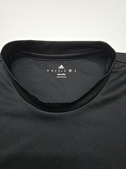 Adidas Men’s T-Shirt Black Climalite Slim Fit Performance Size M (Logo)