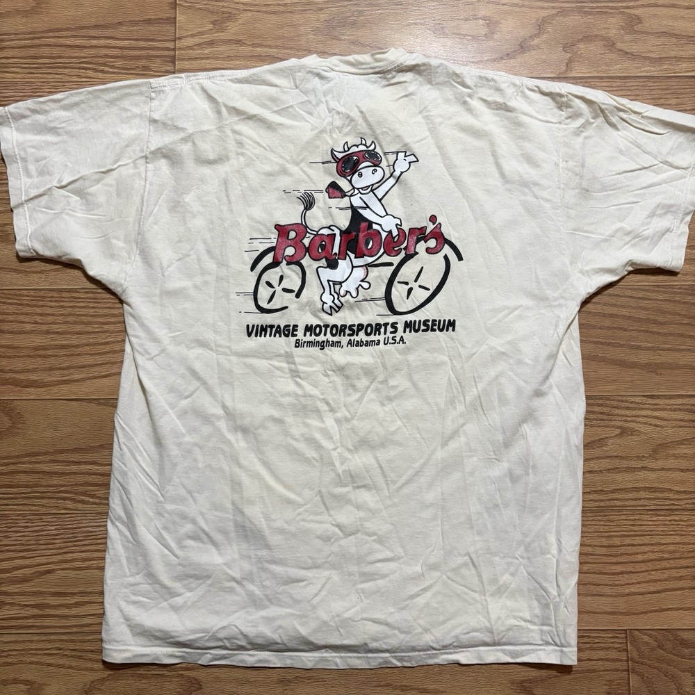 Vintage Jerzees Barber’s Vintage Motorsports Museum Shirt 2X Birmingham Alabama